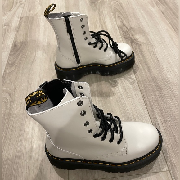 White Platform Doc Martens - Picture 2 of 12